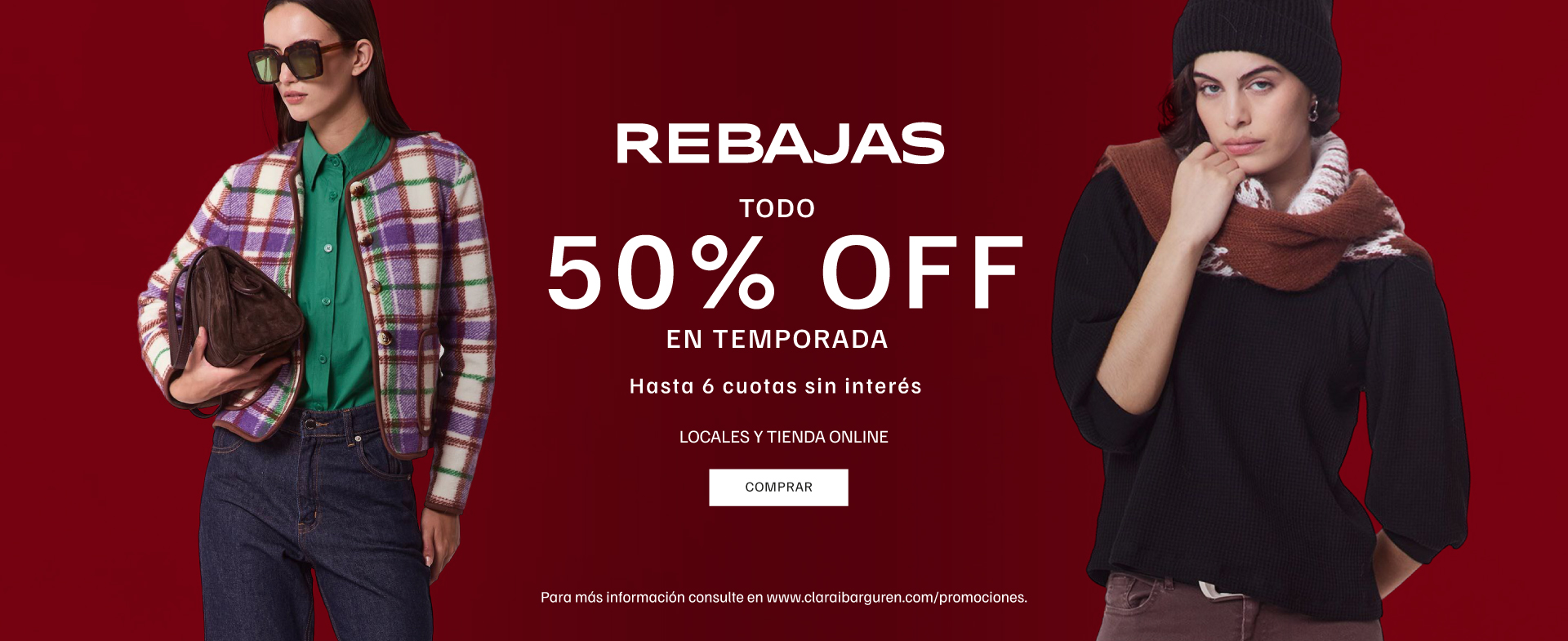50% OFF en temporada